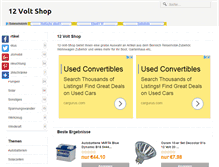 Tablet Screenshot of 12-volt-shop.de
